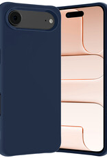 Nomfy Nomfy iPhone Air Hoesje Siliconen - Donkerblauw