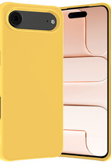 Nomfy Nomfy iPhone Air Hoesje Siliconen - Geel