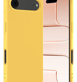 Nomfy Nomfy iPhone Air Hoesje Siliconen - Geel