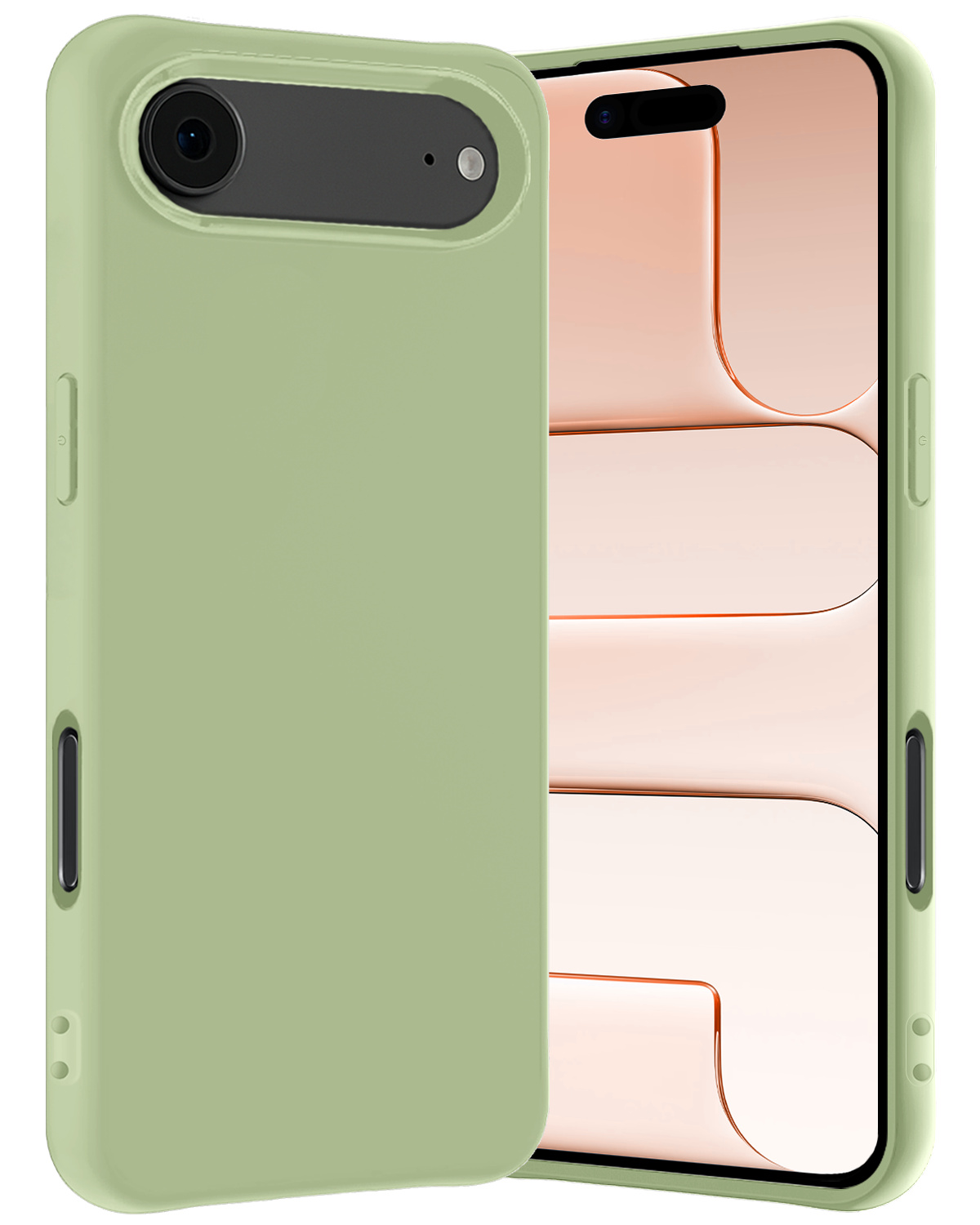 Nomfy Nomfy iPhone Air Hoesje Siliconen - Groen