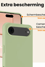 Nomfy Nomfy iPhone Air Hoesje Siliconen - Groen