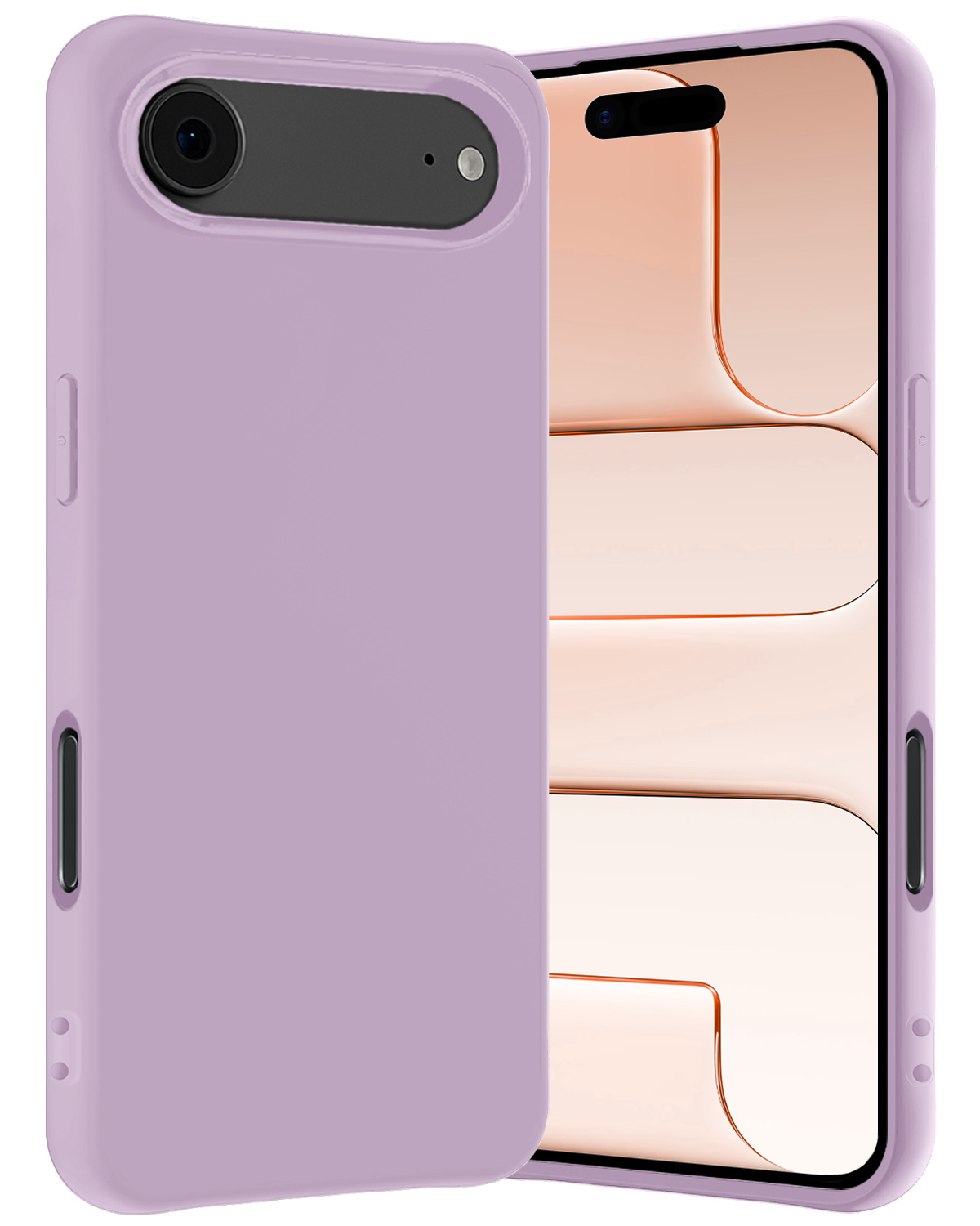 Nomfy Nomfy iPhone Air Hoesje Siliconen - Lila