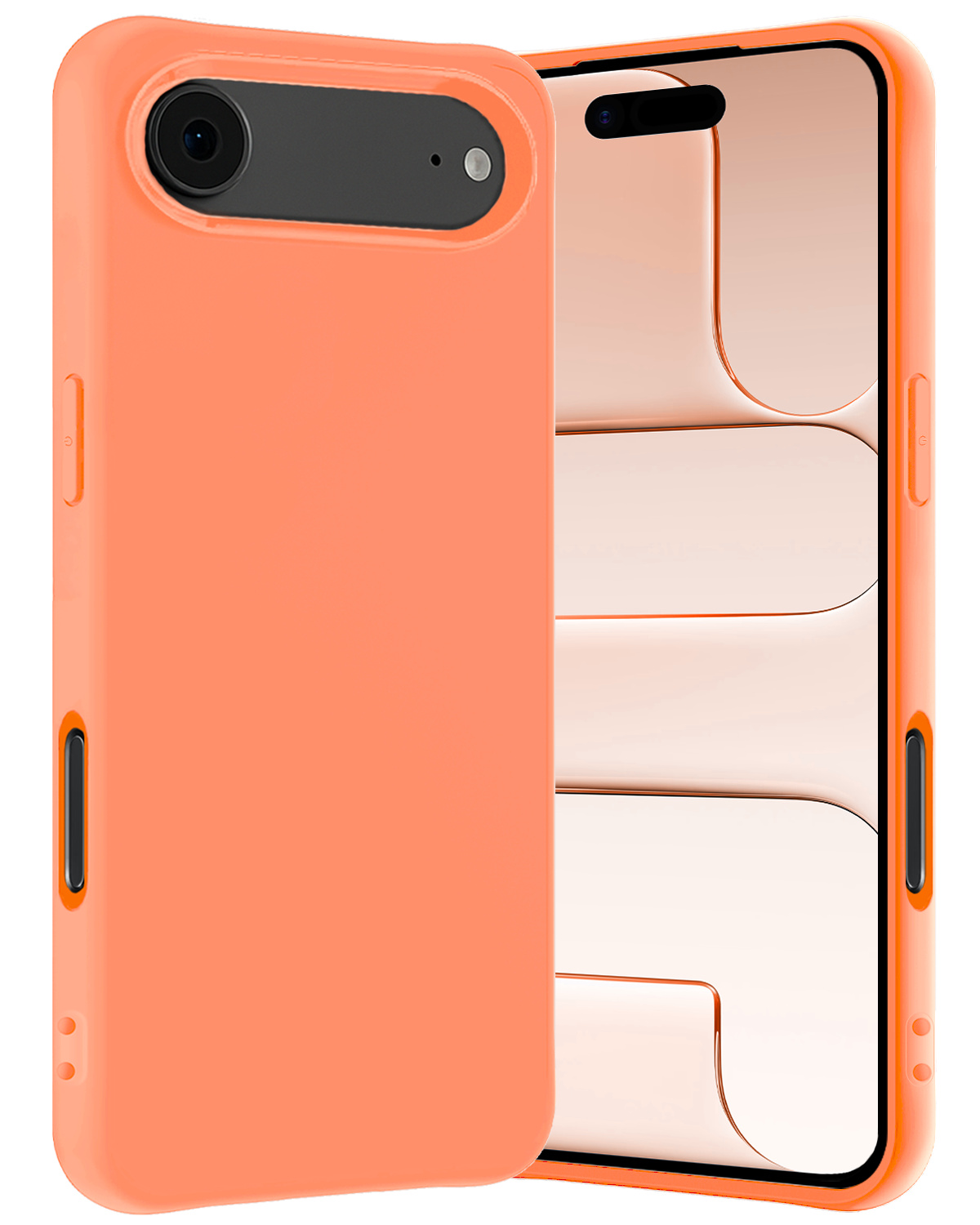 Nomfy Nomfy iPhone Air Hoesje Siliconen - Perzik