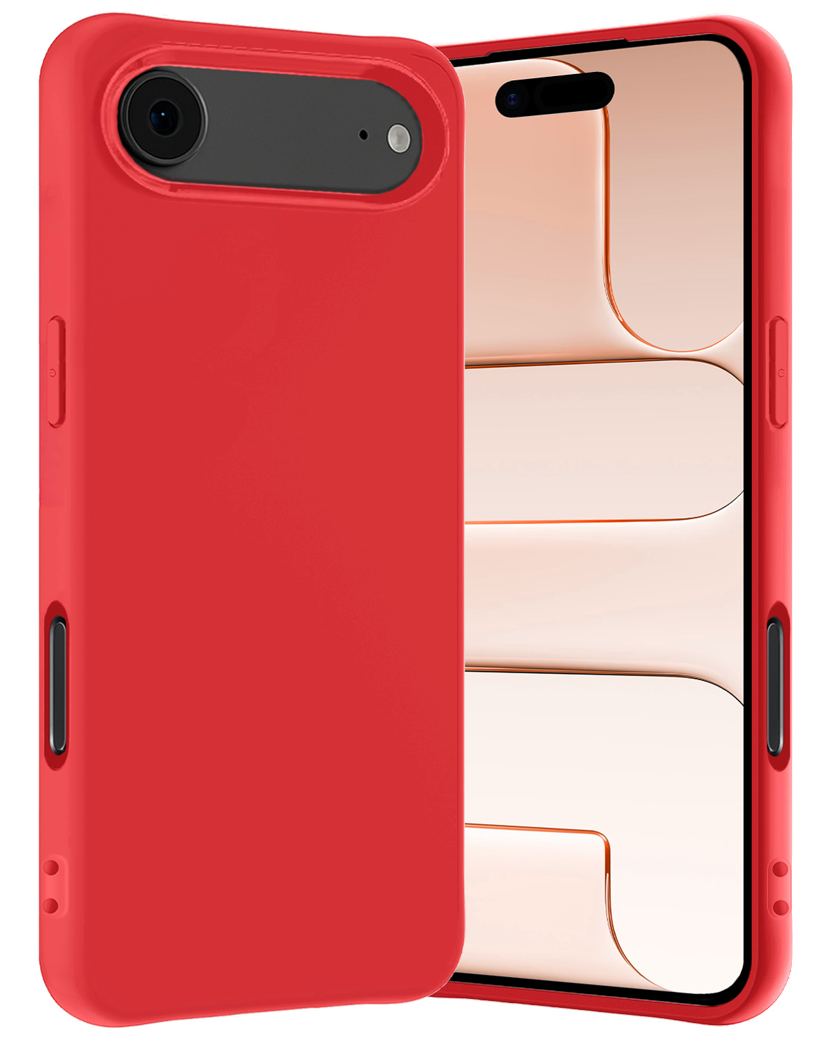 Nomfy Nomfy iPhone Air Hoesje Siliconen - Rood
