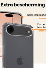 Nomfy Nomfy iPhone Air Hoesje Siliconen - Transparant