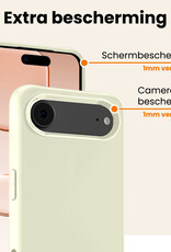 Nomfy Nomfy iPhone Air Hoesje Siliconen - Wit