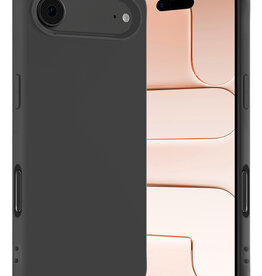 Nomfy Nomfy iPhone Air Hoesje Siliconen - Zwart