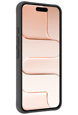 Nomfy Nomfy iPhone Air Hoesje Siliconen - Zwart