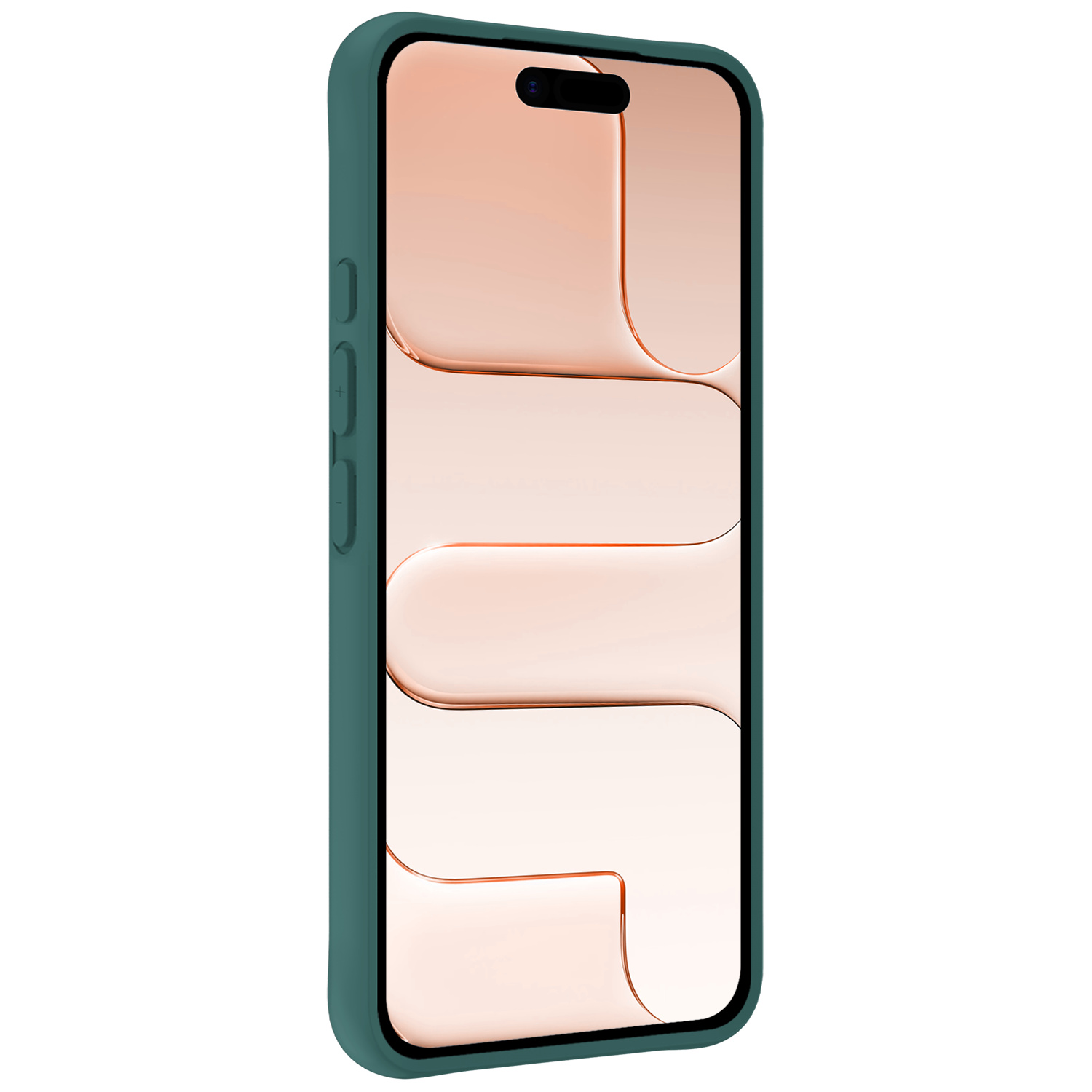 Nomfy Nomfy iPhone Air Hoesje Siliconen - Donkergroen - 2 PACK