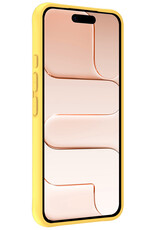 Nomfy Nomfy iPhone Air Hoesje Siliconen - Geel - 2 PACK