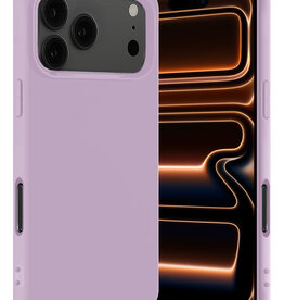 Nomfy Nomfy iPhone 17 Pro Hoesje Siliconen - Lila