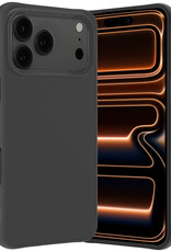 Nomfy Nomfy iPhone 17 Pro Hoesje Siliconen - Zwart