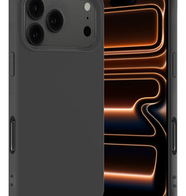 Nomfy Nomfy iPhone 17 Pro Hoesje Siliconen - Zwart