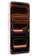 Nomfy Nomfy iPhone 17 Pro Hoesje Siliconen - Lichtroze - 2 PACK