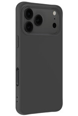 Nomfy Nomfy iPhone 17 Pro Hoesje Siliconen - Zwart - 2 PACK