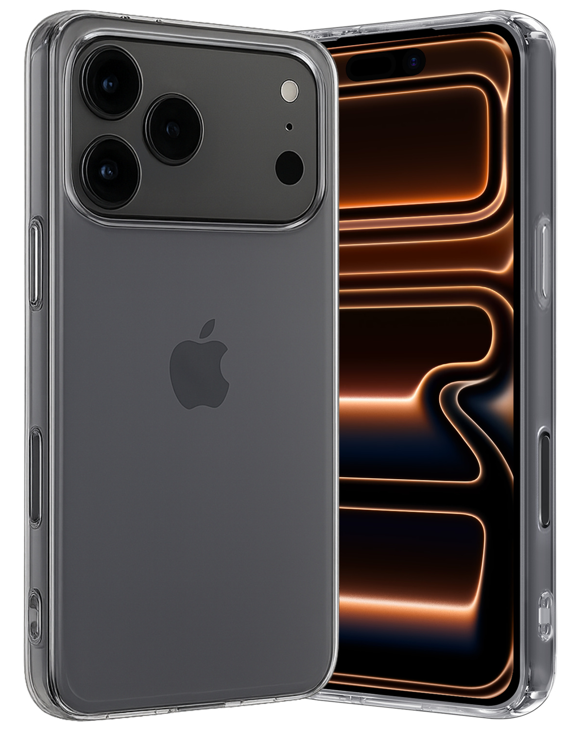 Nomfy Nomfy iPhone 17 Pro Max Hoesje Siliconen - Transparant