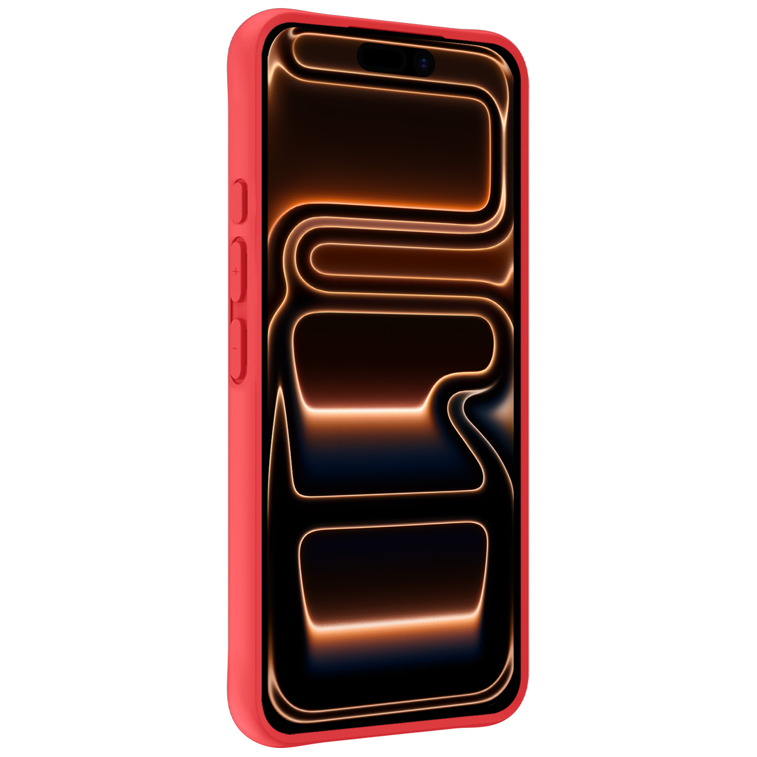 Nomfy Nomfy iPhone 17 Pro Max Hoesje Siliconen - Rood - 2 PACK