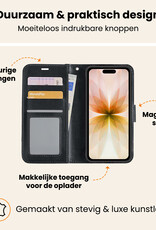 Nomfy Nomfy iPhone 17 Hoesje Bookcase - Zwart