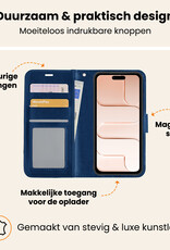 Nomfy Nomfy iPhone Air Hoesje Bookcase - Donkerblauw