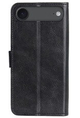 Nomfy Nomfy iPhone Air Hoesje Bookcase Met Screenprotector - Zwart