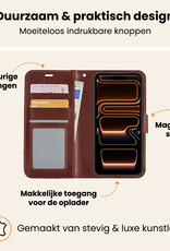 Nomfy Nomfy iPhone 17 Pro Max Hoesje Bookcase - Bruin