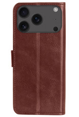 Nomfy Nomfy iPhone 17 Pro Max Hoesje Bookcase - Bruin