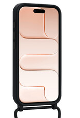 Nomfy Nomfy iPhone Air Hoesje Pashouder met Koord - Zwart - 2 PACK