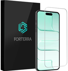 Forterra Forterra iPhone Air Screenprotector Glas Met Dichte Notch