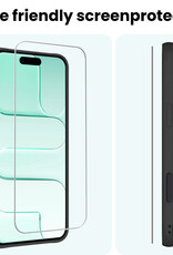 Forterra Forterra iPhone Air Screenprotector Glas Met Dichte Notch - 3 PACK