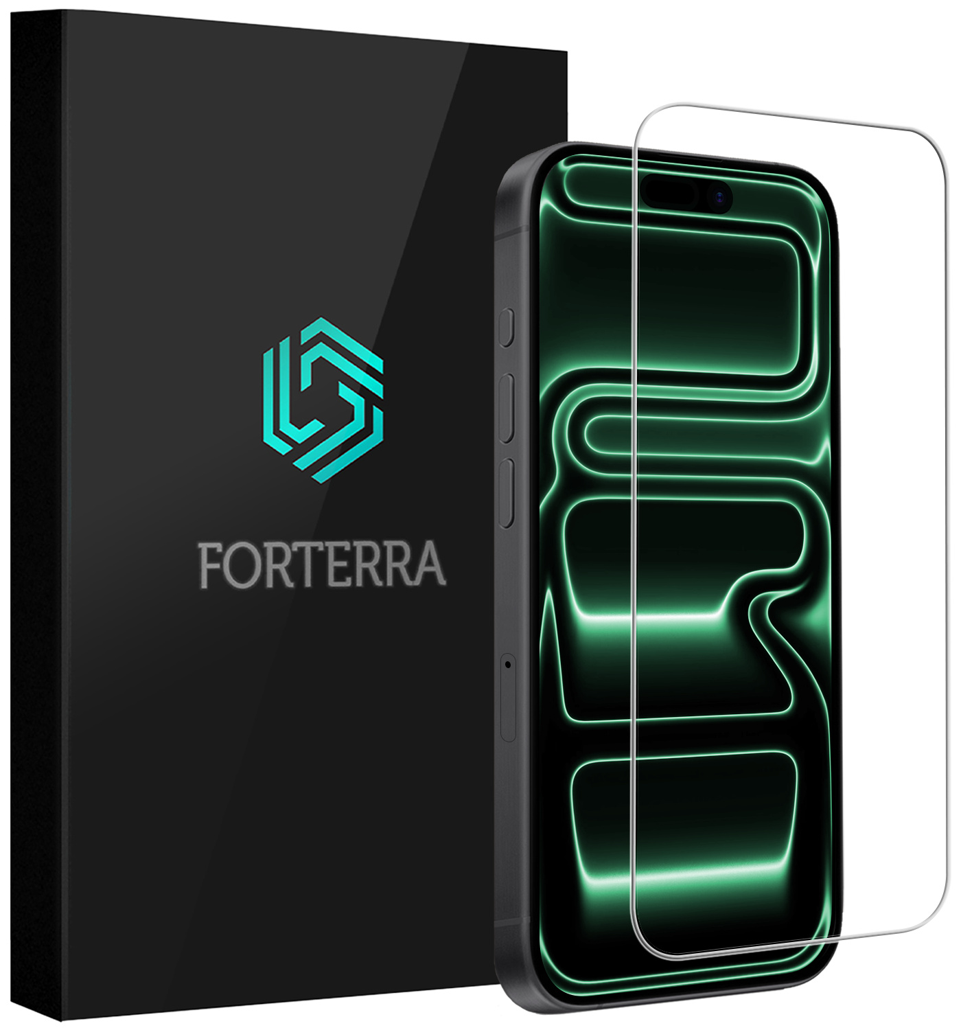Forterra Forterra iPhone 17 Pro Screenprotector Glas Met Dichte Notch