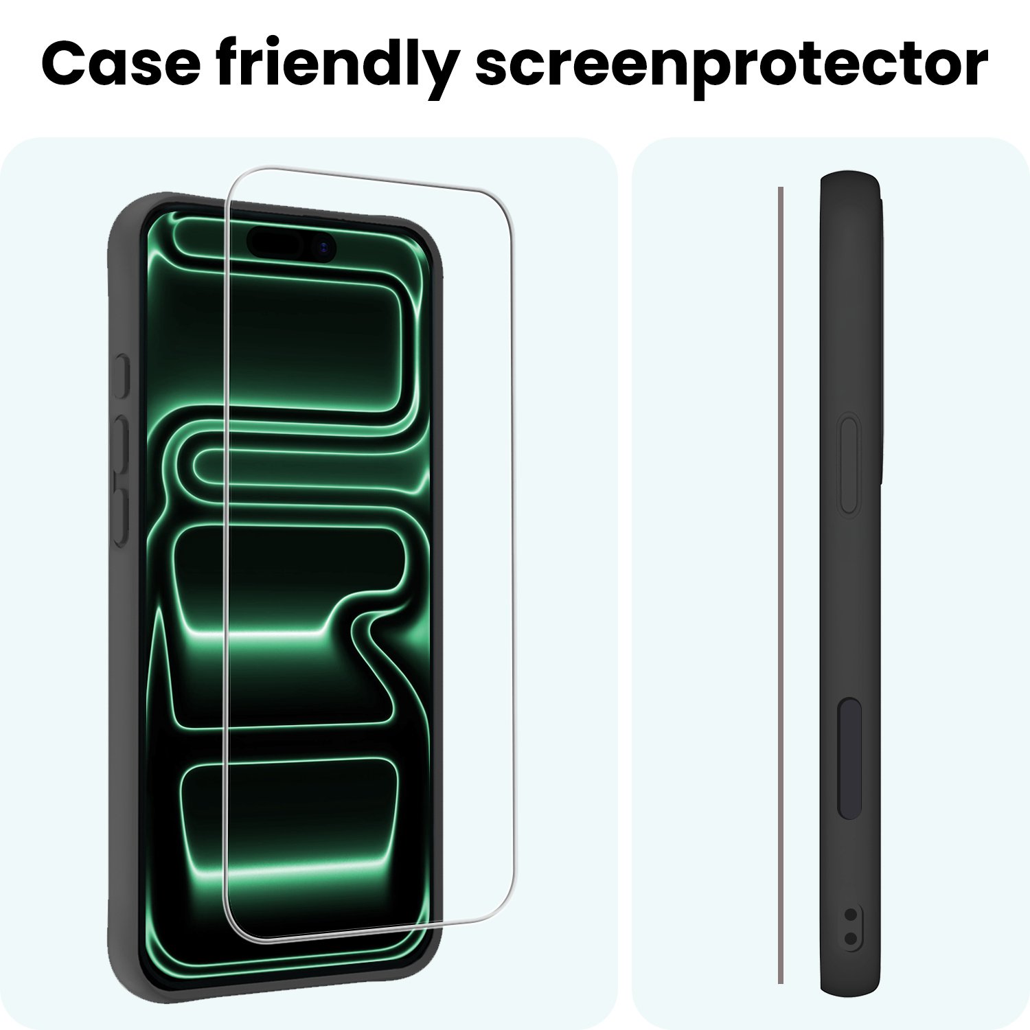 Forterra Forterra iPhone 17 Pro Max Screenprotector Glas Met Dichte Notch