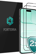 Forterra Forterra iPhone Air Screenprotector Glas Full Cover 2D - 2 PACK