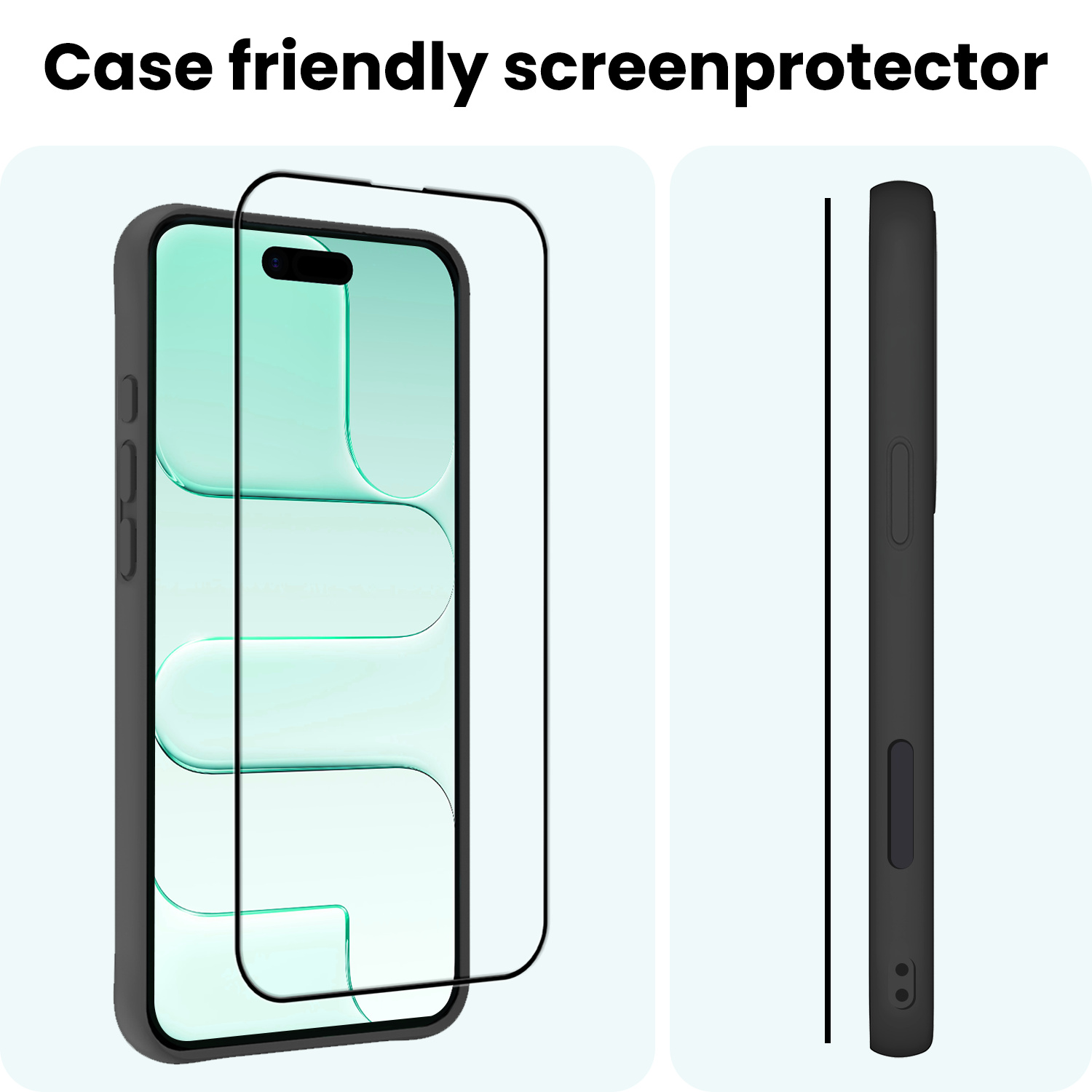 Forterra Forterra iPhone Air Screenprotector Glas Full Cover 2D - 3 PACK