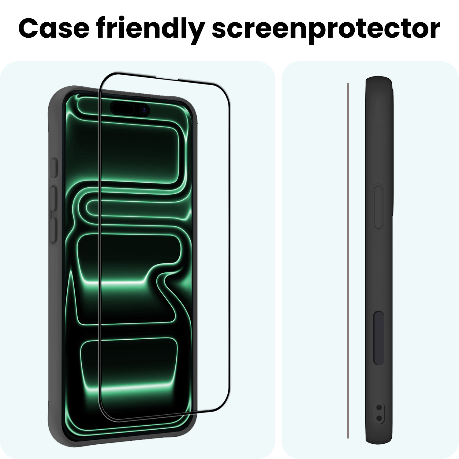Forterra Forterra iPhone 17 Pro Max Screenprotector Glas Full Cover 2D - 2 PACK