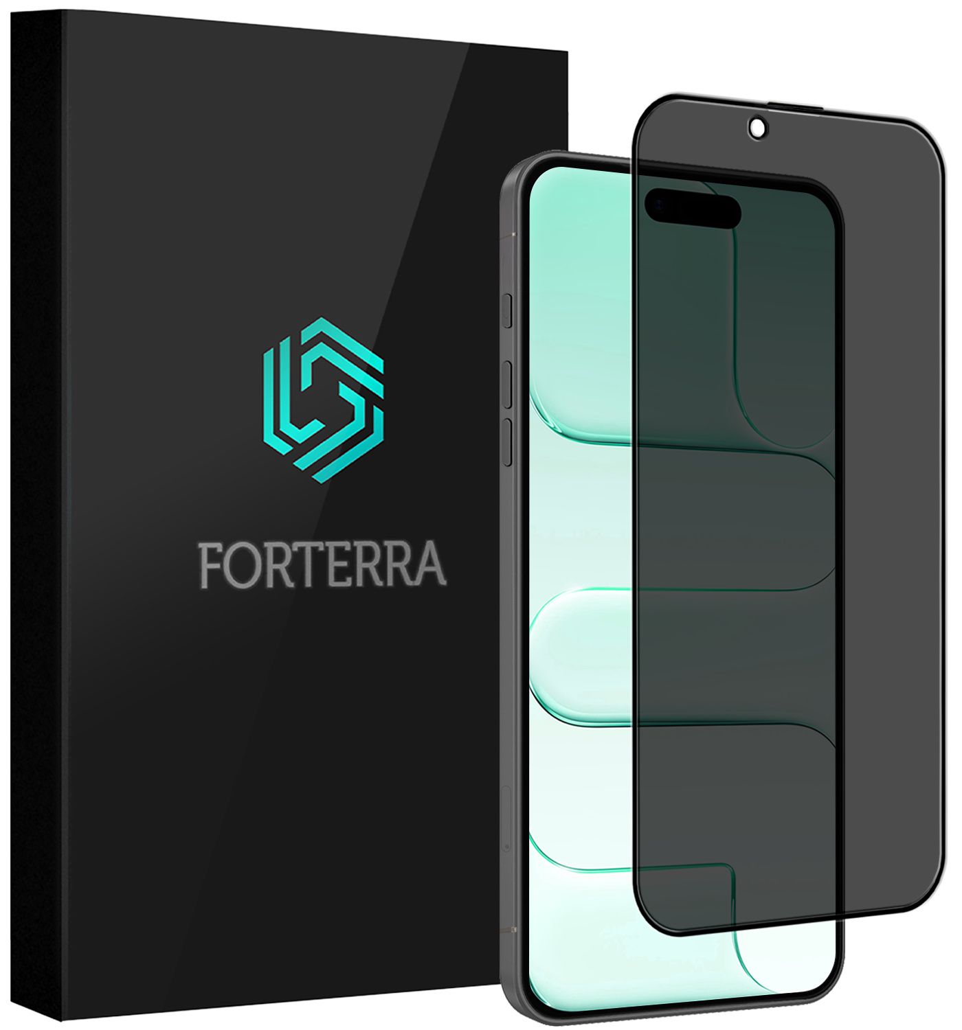 Forterra Forterra iPhone Air Screenprotector Glas Privacy