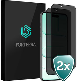 Forterra Forterra iPhone Air Screenprotector Glas Privacy - 2 PACK