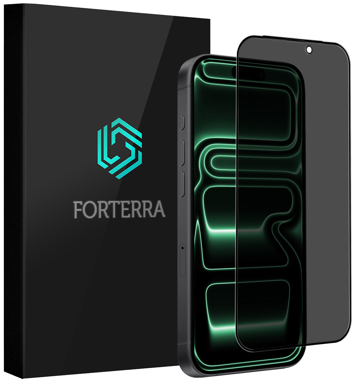 Forterra Forterra iPhone 17 Pro Screenprotector Glas Privacy