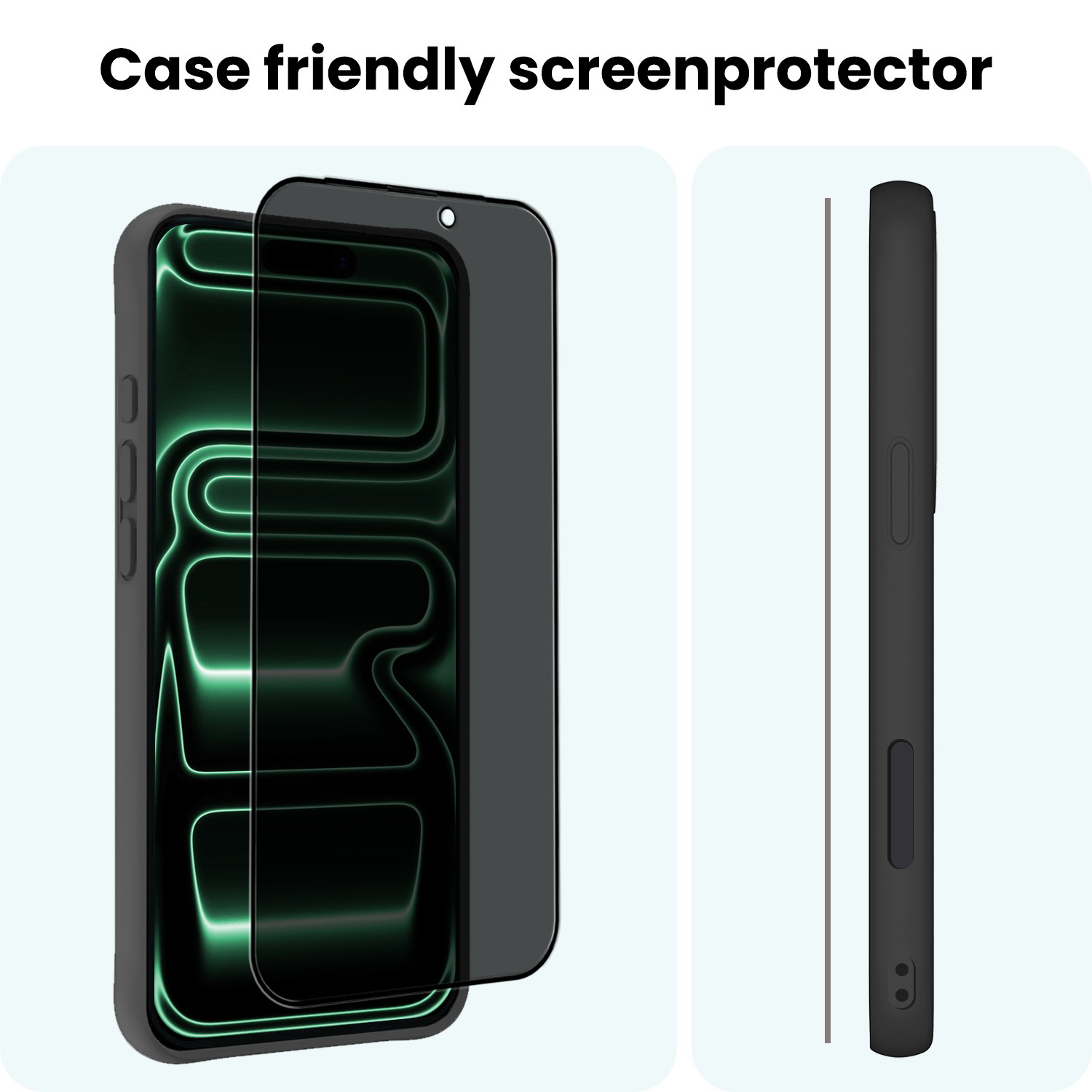 Forterra Forterra iPhone 17 Pro Max Screenprotector Glas Privacy - 3 PACK
