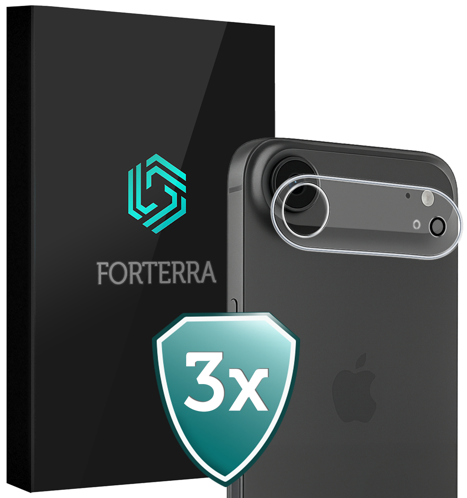 Forterra Forterra iPhone Air Camera Screenprotector - 3 PACK