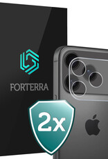 Forterra Forterra iPhone 17 Pro Camera Screenprotector - 2 PACK