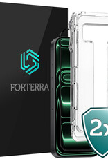 Forterra Forterra iPhone 17 Pro Max Hybrid Screenprotector - 2 PACK