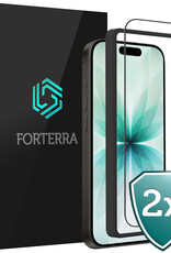 Forterra Forterra iPhone 17 Screenprotector Met Installieframe - 2 PACK