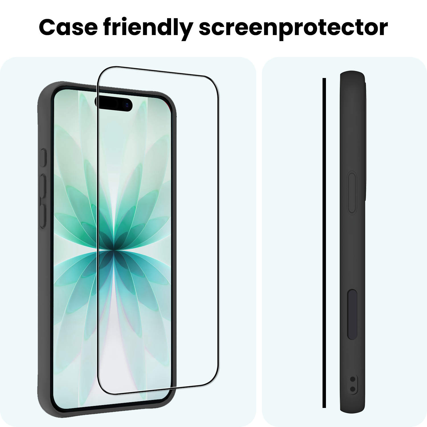 Forterra Forterra iPhone 17 Screenprotector Met Installieframe - 2 PACK