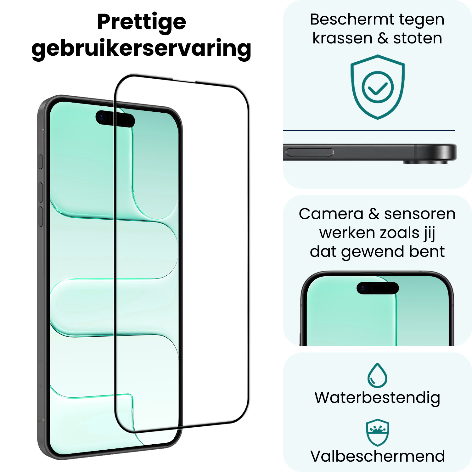 Forterra Forterra iPhone Air Screenprotector Met Installieframe