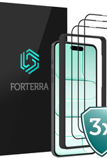 Forterra Forterra iPhone Air Screenprotector Met Installieframe - 3 PACK