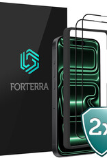 Forterra Forterra iPhone 17 Pro Screenprotector Met Installieframe - 2 PACK