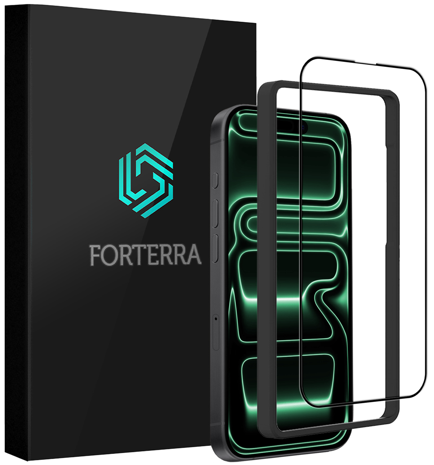 Forterra Forterra iPhone 17 Pro Max Screenprotector Met Installieframe