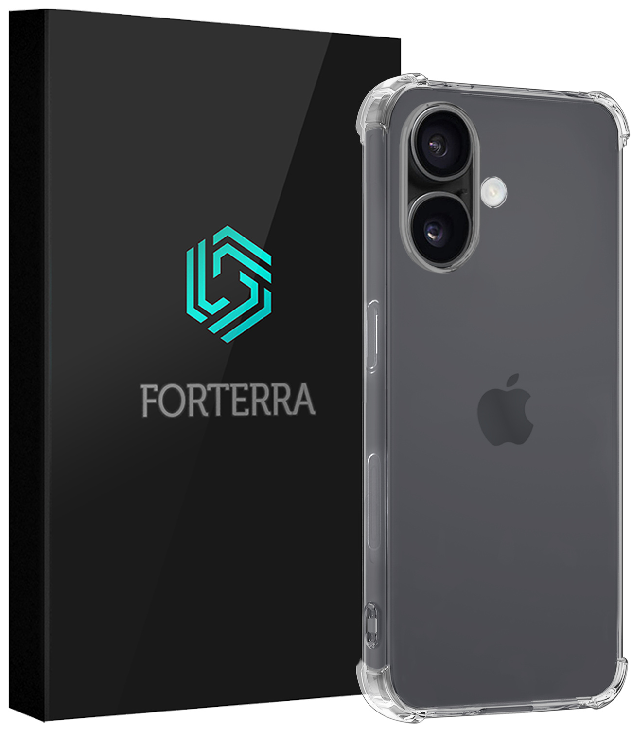 Forterra Forterra iPhone 17 Hoesje Shockproof - Transparant