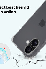 Forterra Forterra iPhone 17 Hoesje Shockproof Met Screenprotector Met Dichte Notch
