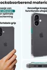 Forterra Forterra iPhone 17 Hoesje Shockproof Met 2x Screenprotector Met Dichte Notch